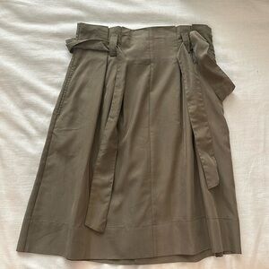 Olive green skirt